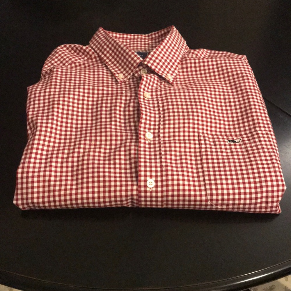 Checked Slim Fit Vineyard Vines Shirt